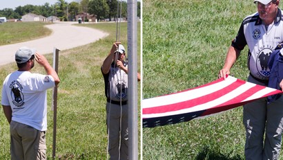 Camp Valor Outdoors colors at 2018 NRA National High Power Rifle Championships