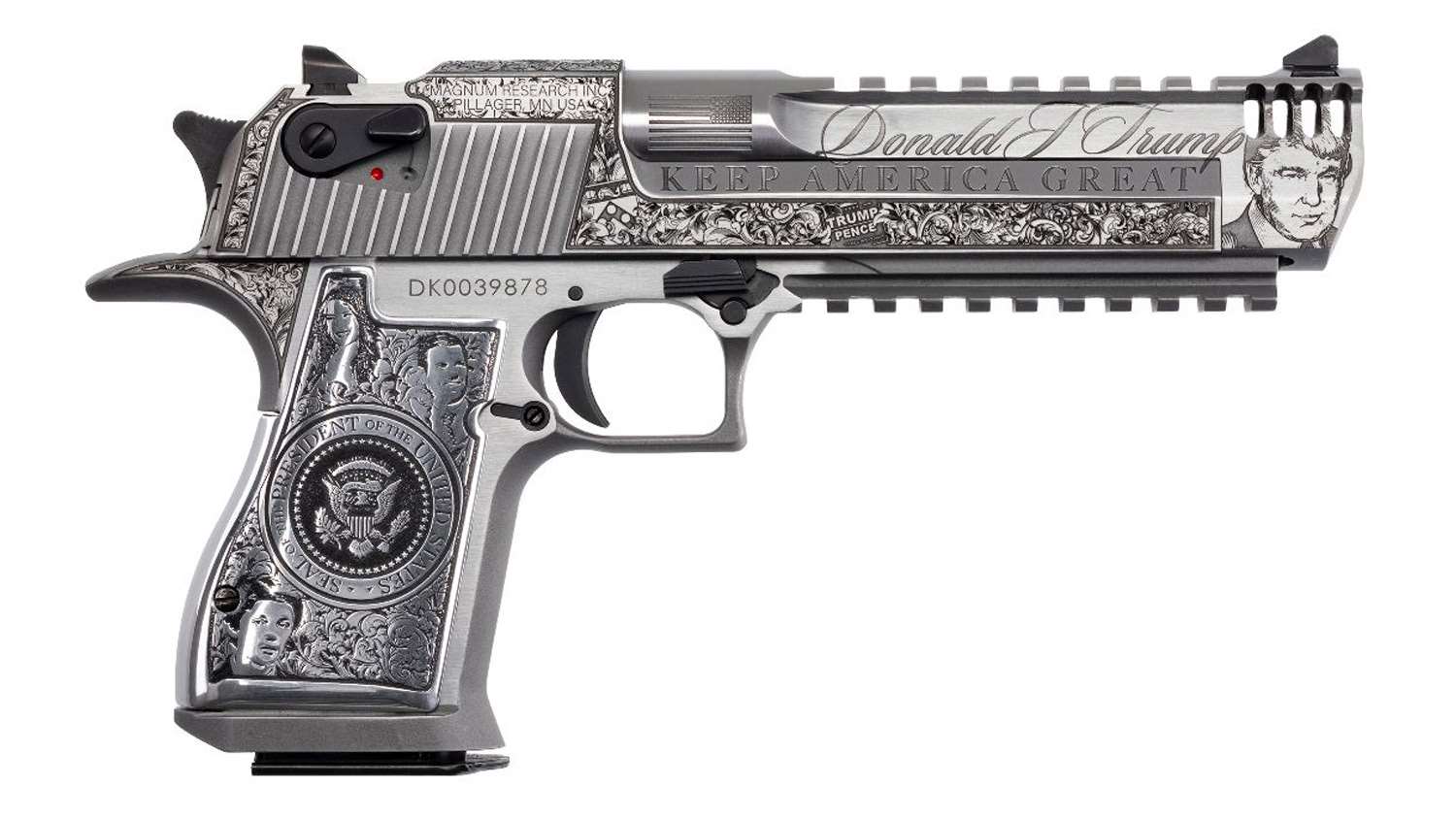 New Presidential Desert Eagle with special President Donald Trump engravings