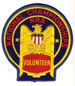 NRA National Championship Volunteer Patch