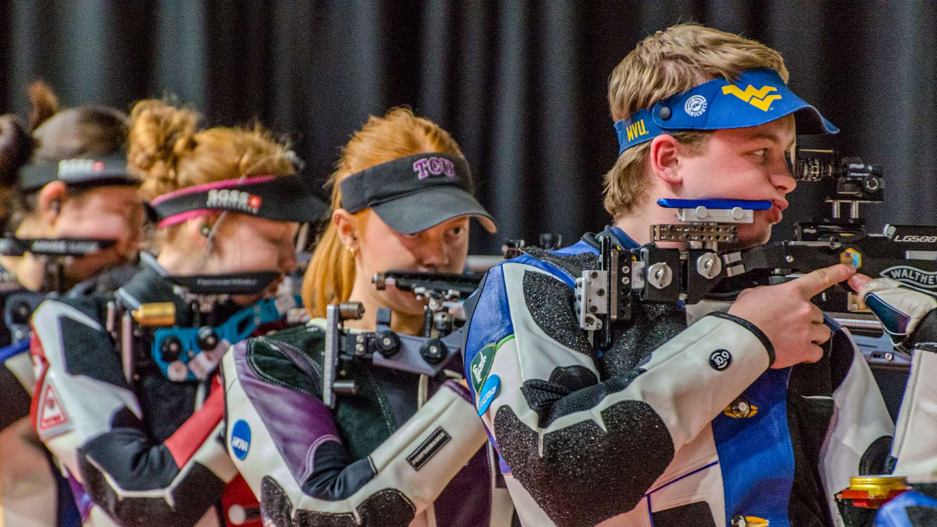 WVU’s Griffin Lake competes in the 2026 NCAA championship air rifle final