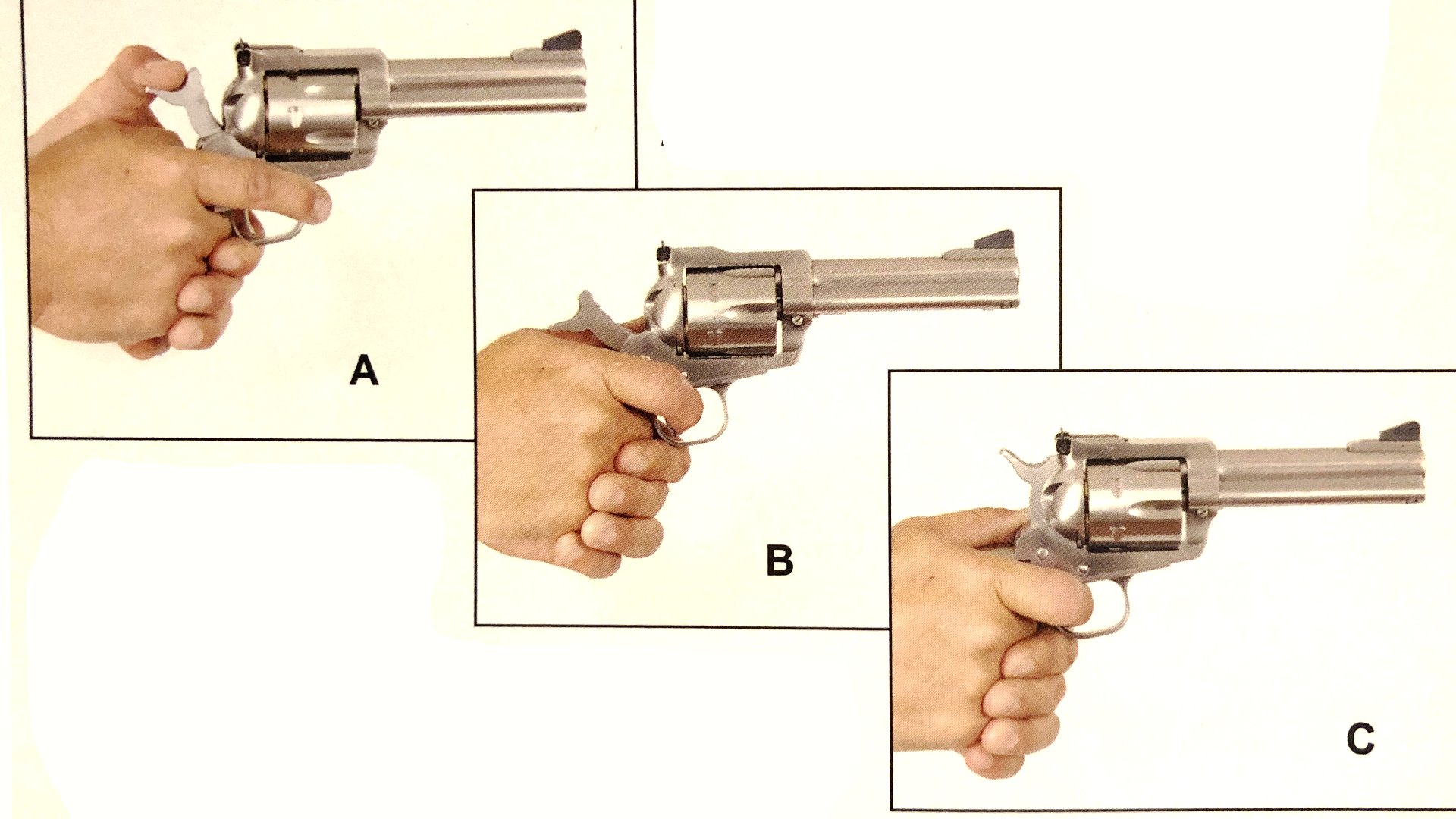 Single action revolver operation