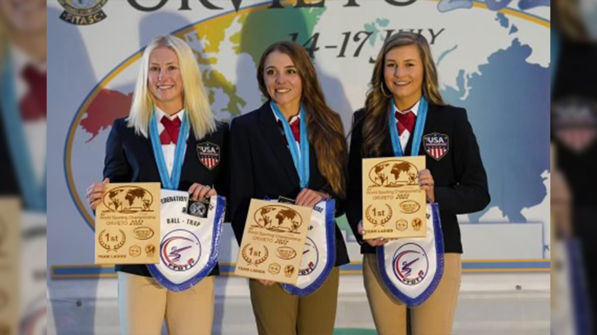 U.S. FITASC Ladies gold medalists