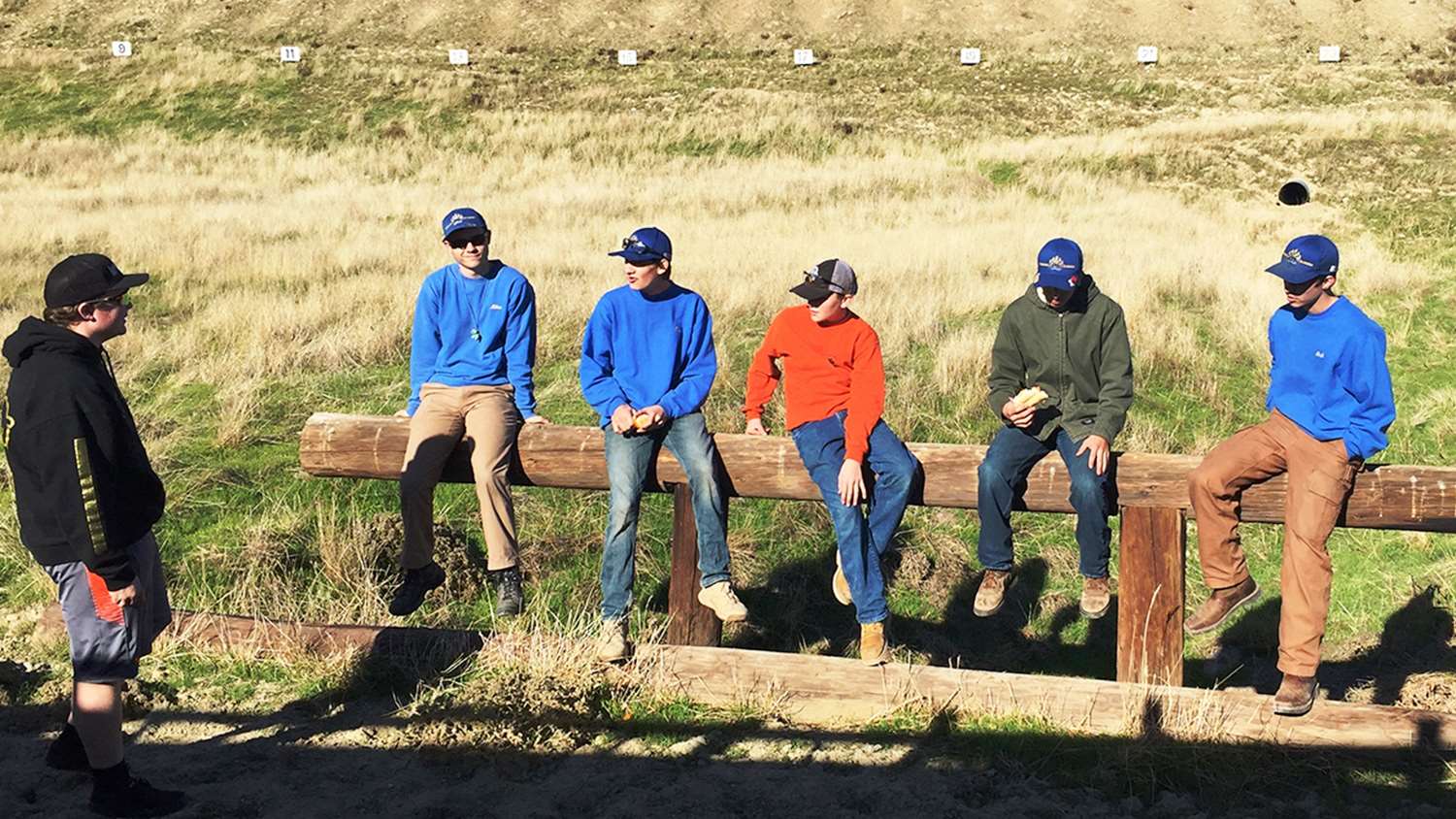 California Grizzlies Junior Shooting Team at Coalinga Range