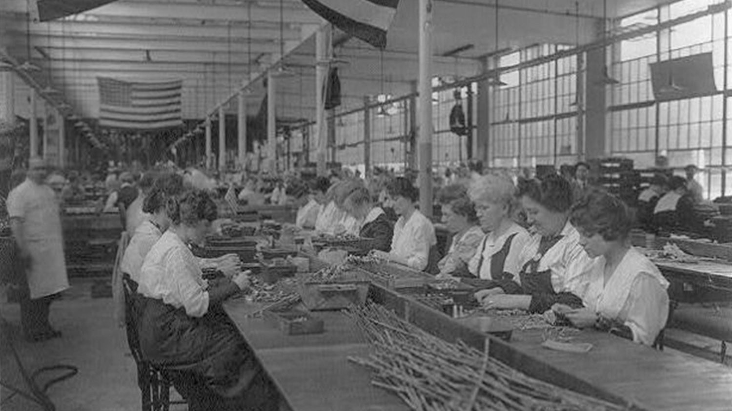 Women were employed in Colt’s factories during both world wars