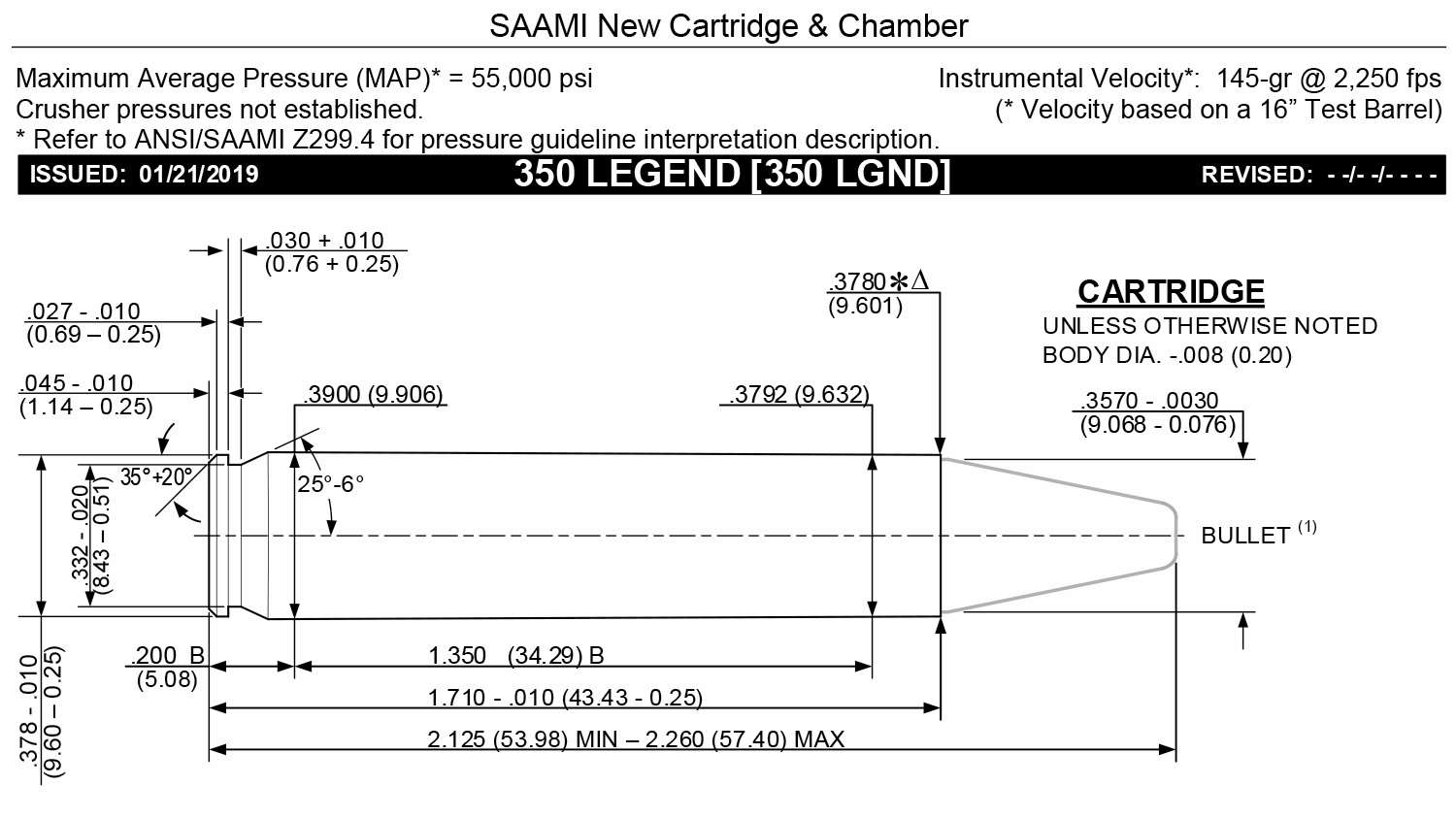 350 Legend | SAAMI