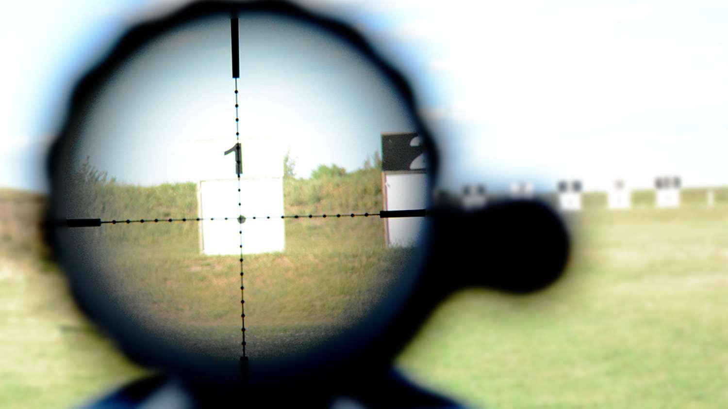 Electronic targets on Petrarca Range at Camp Perry