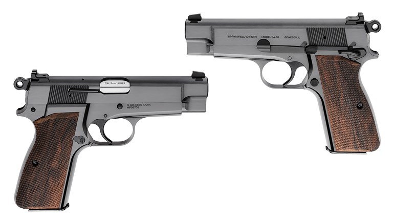 New: Springfield Armory SA-35 4" Polished Blued 9 mm Pistol | An NRA Shooting Sports Journal