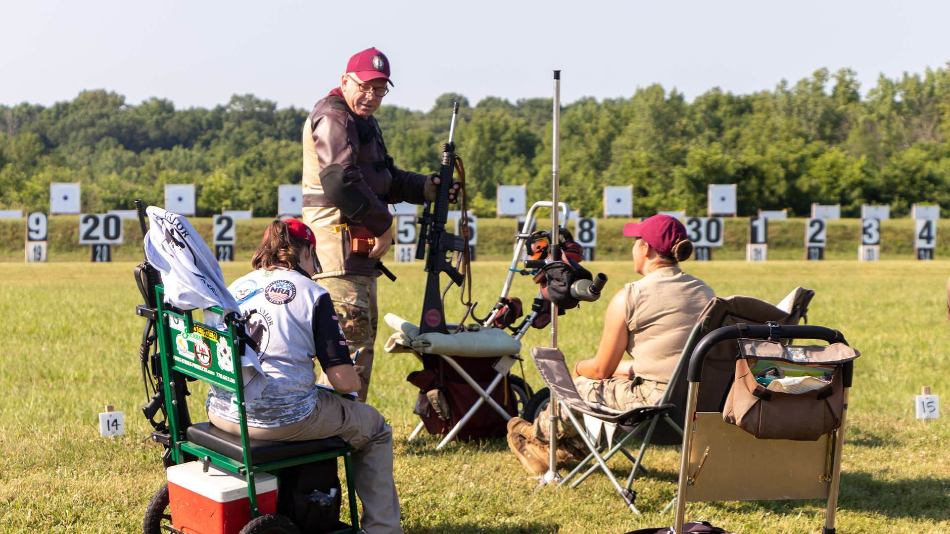 Highpower shooters at Camp Atterbury