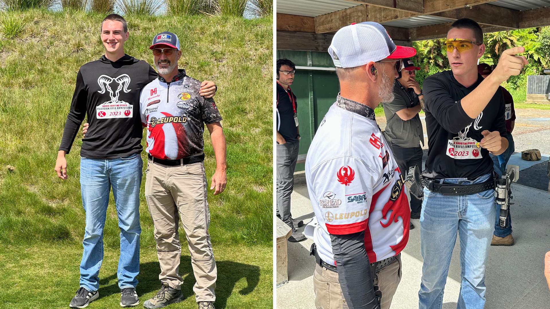 Doug Koenig with son Bradley