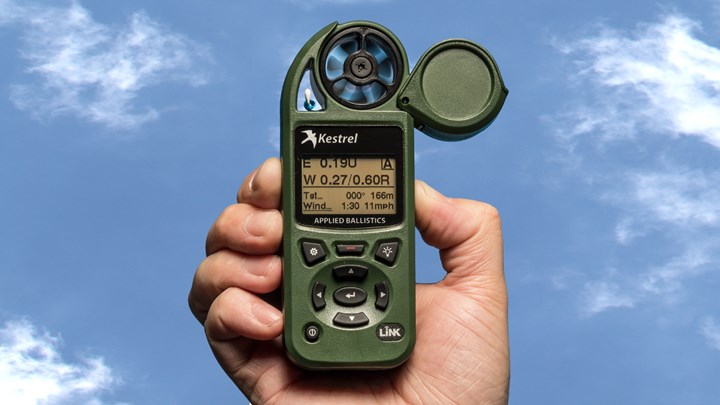 Kestrel weather meter with Applied Ballistics