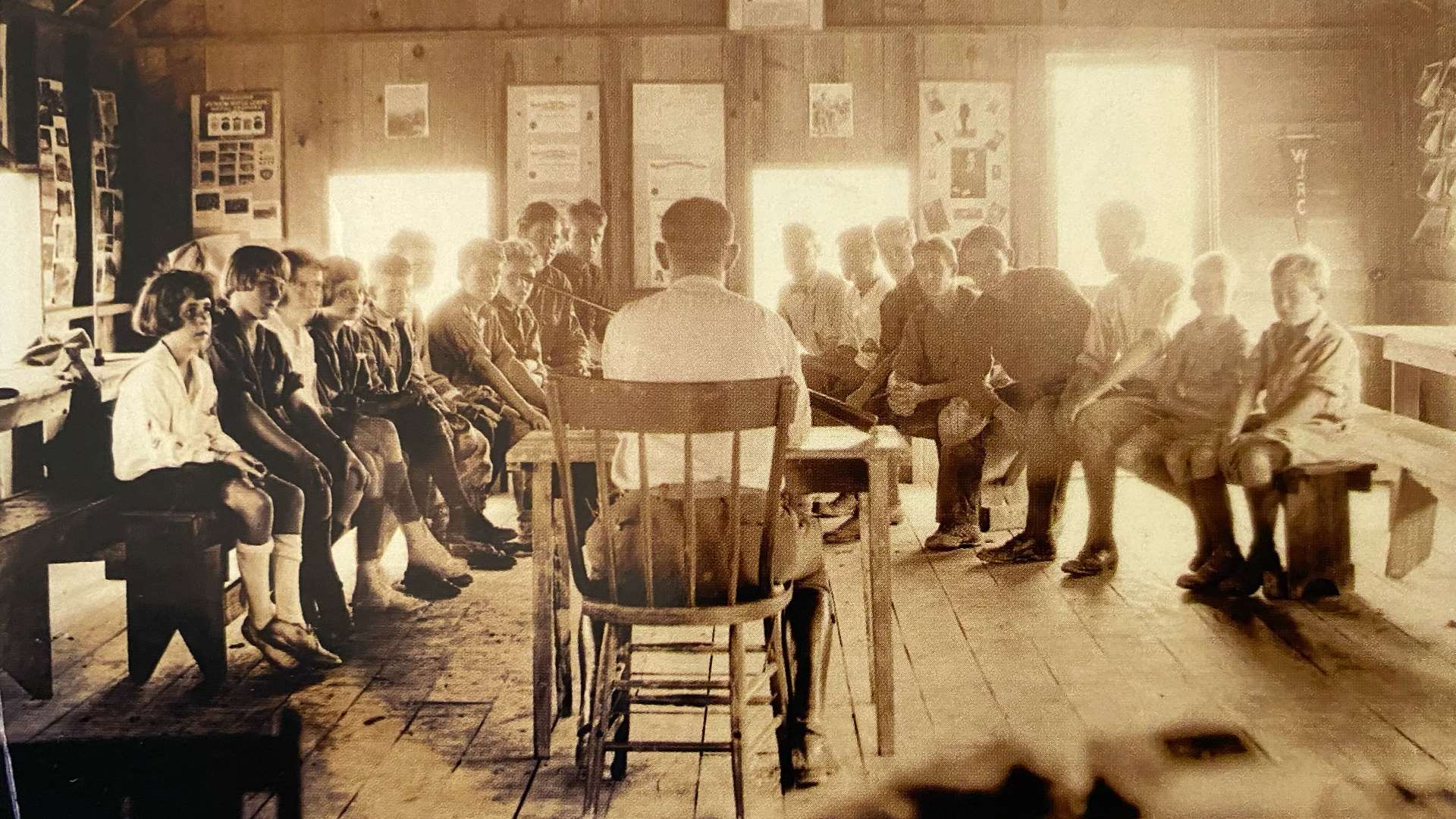 Winchester Junior Rifle Club at Camp Perry in 1923