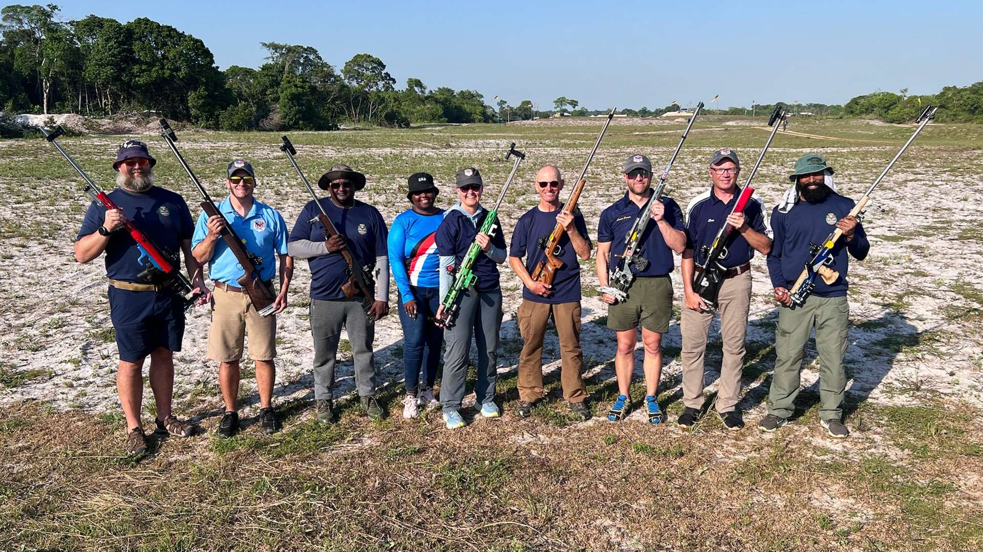 USNRT in Guyana in 2024 at Fullbore West Indies Championship