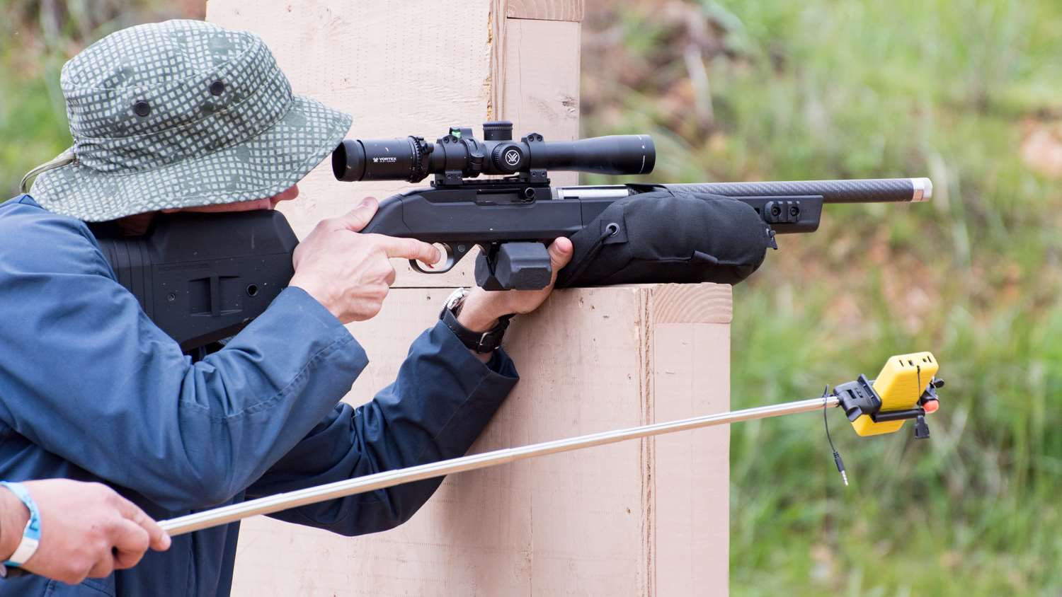 Darren Fankhauser at the ELEY Practical Rimfire Challenge