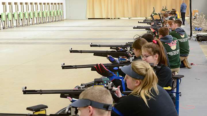 Rifle kneeling position instruction