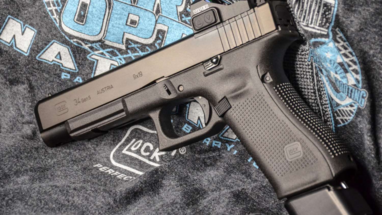 Glock G34 Generation 5 MOS 9mm polymer pistol