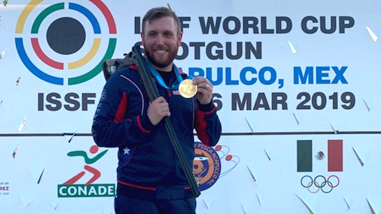 Vincent Hancock wins 2019 ISSF World Cup Men&#x27;s Skeet gold medal
