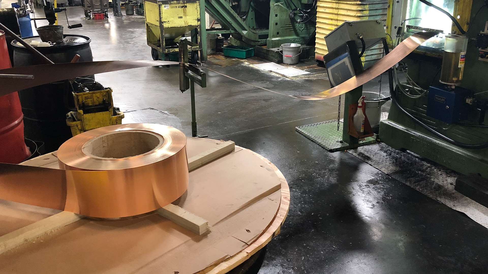 Brass strips