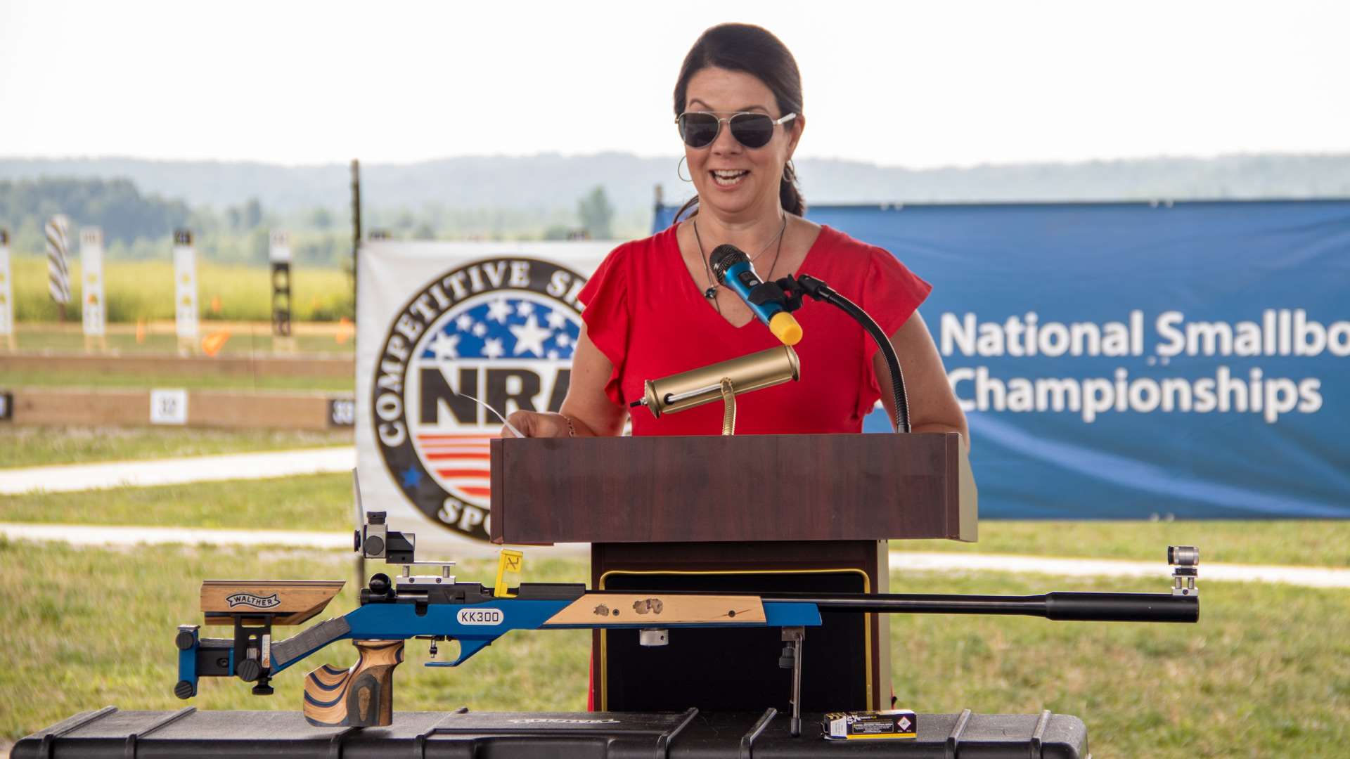 Janet Holcomb at Camp Atterbury