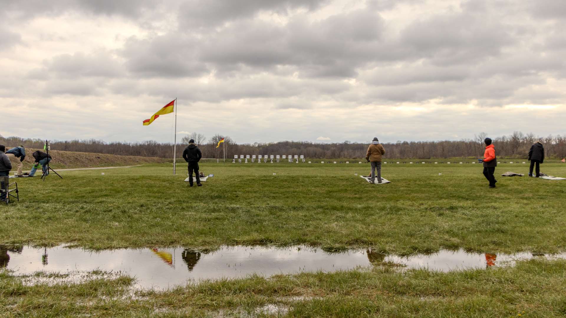 Camp Atterbury puddles