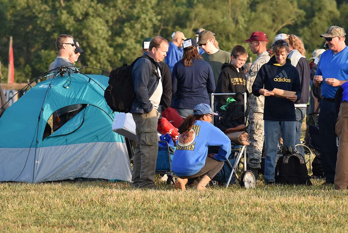 2018 Small Arms Firing School firing line tent