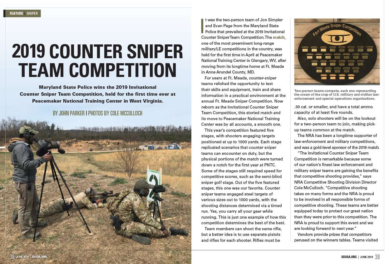 2019 Invitational Counter Sniper Team Competition