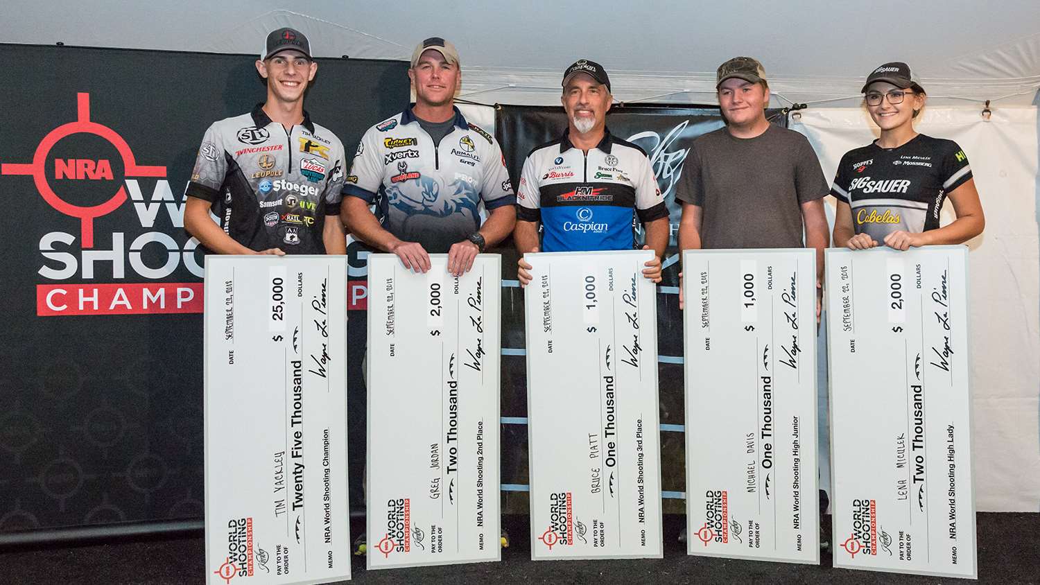 Top shooters a the  2018 NRA World Shooting Championship