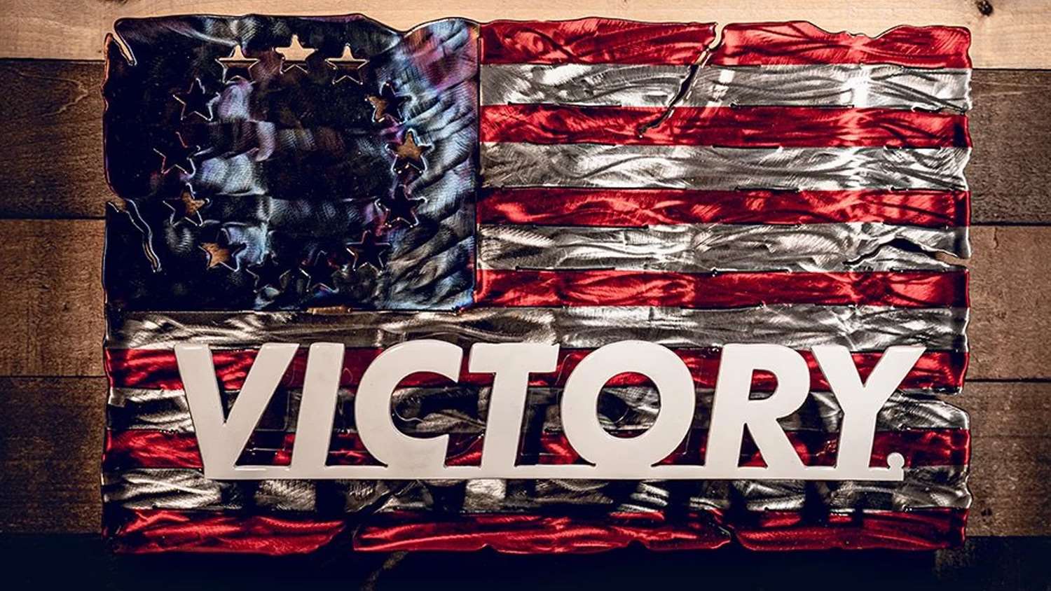 Victory Molten Metal Sign | Nine-Line Apparel