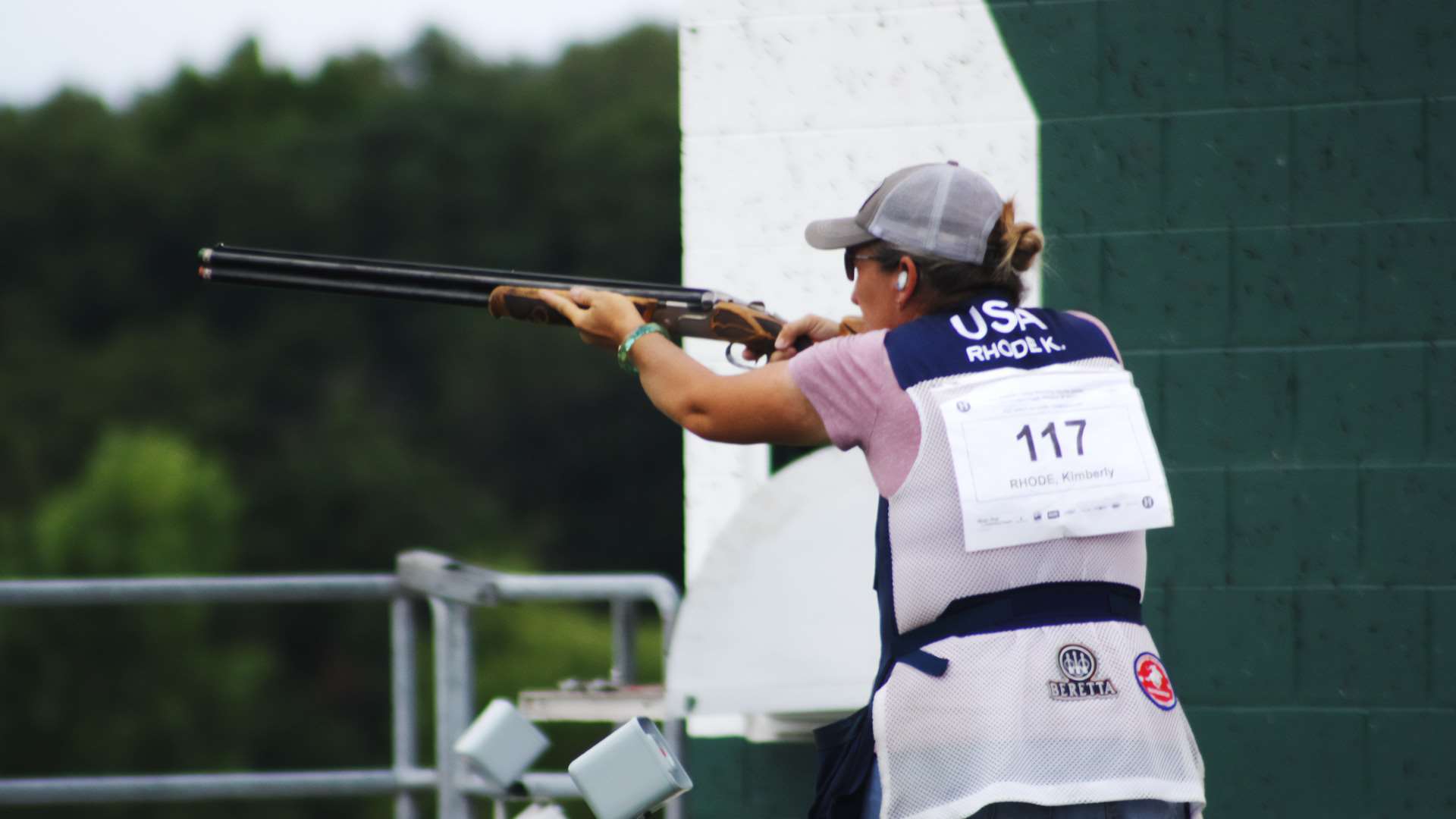 Kim Rhode on firing line