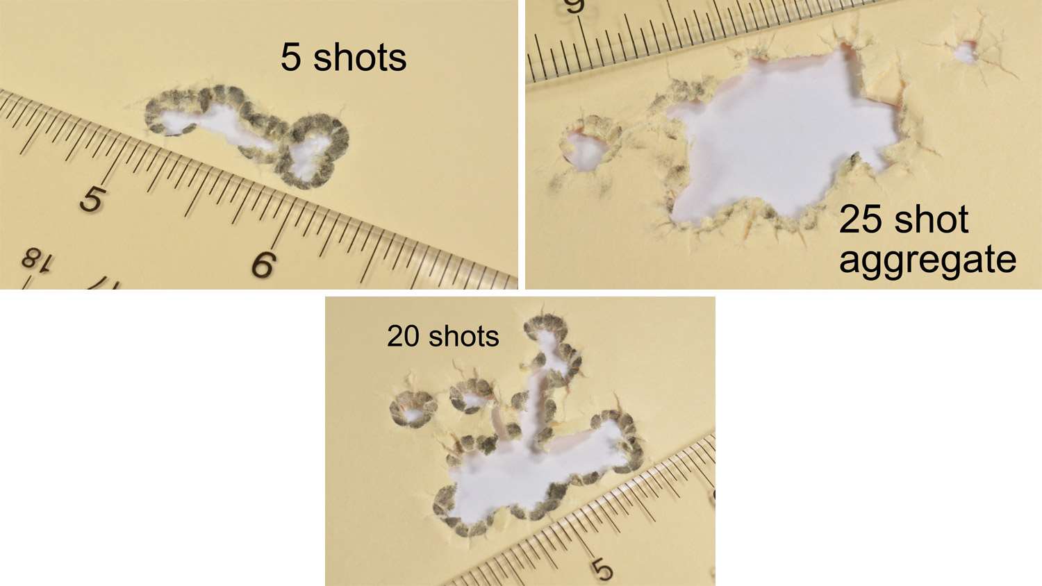 Eley .38 Super Comp Group sizes