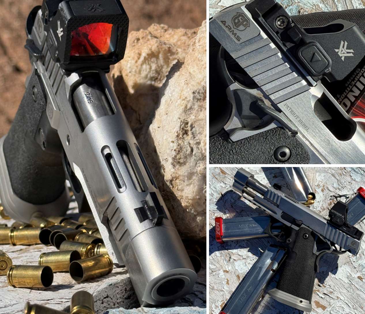 GP Arms Patriot Rebel's sight block and slide machining