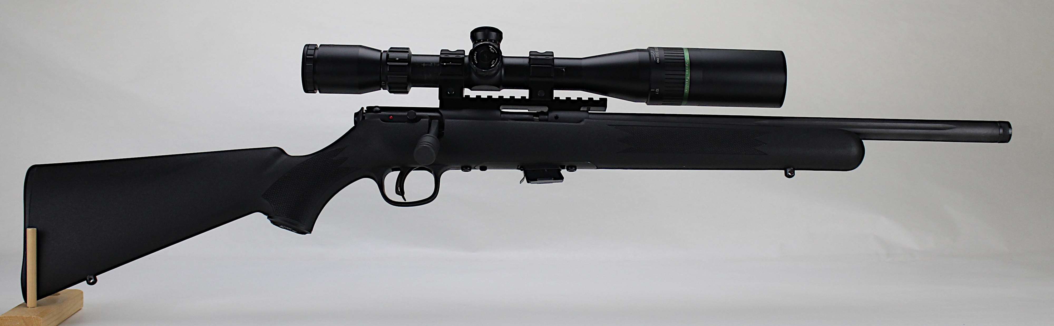 FV-SR bolt-action rifle with optic