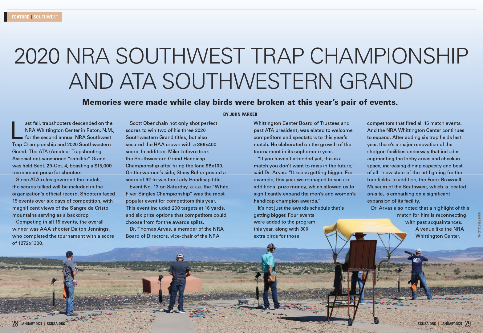 2020 NRA Southwest Trap Championship and ATA Southwestern Grand