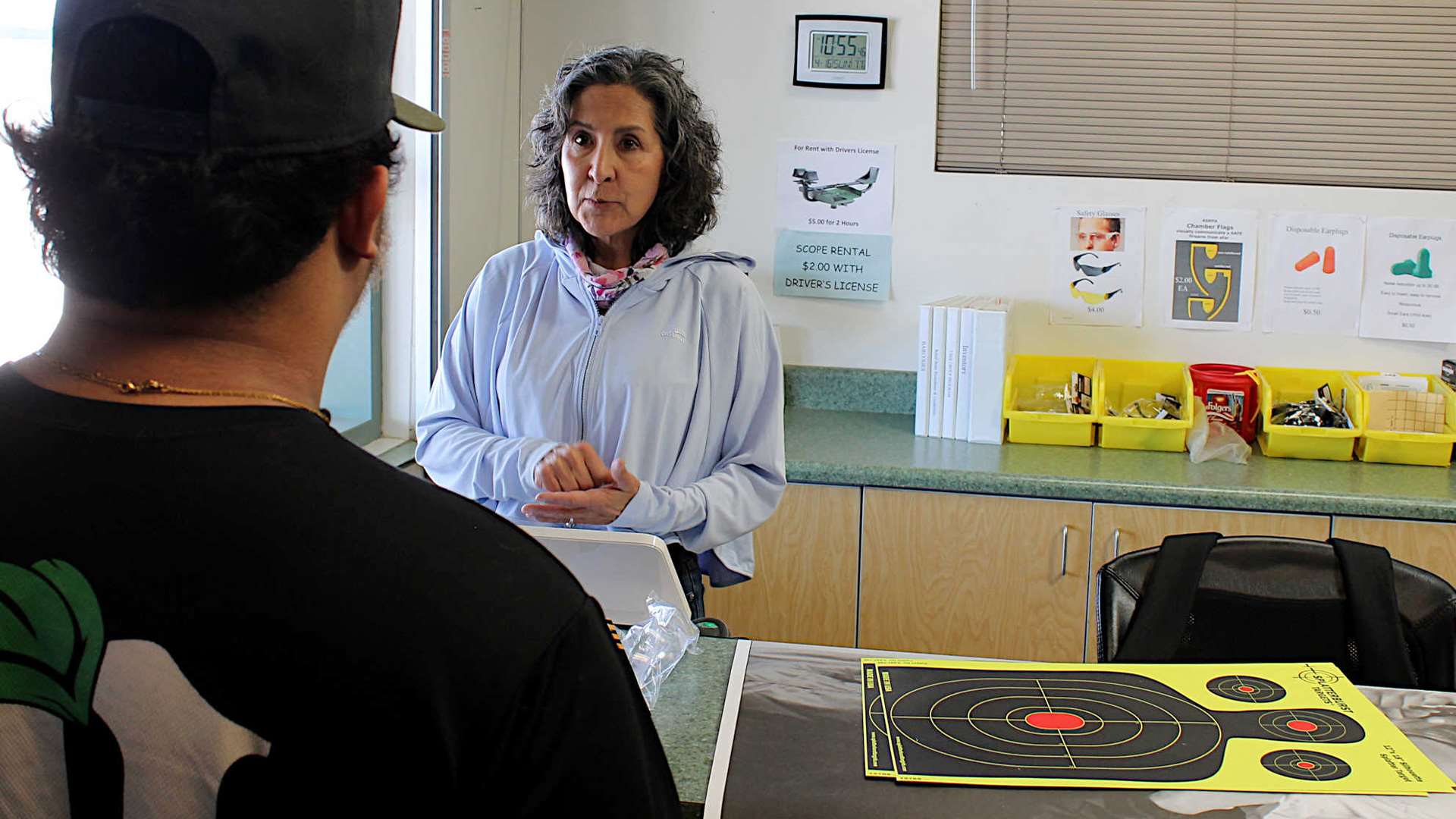 Foss Range volunteer Carol Muñoz