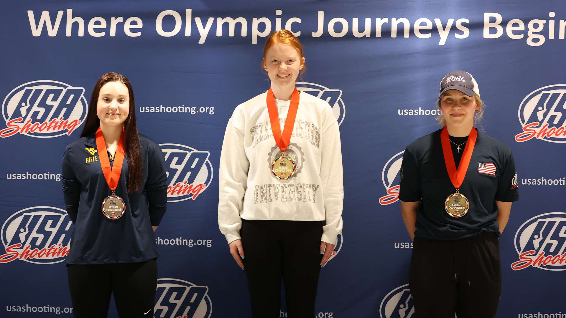 USA Shooting rifle podium