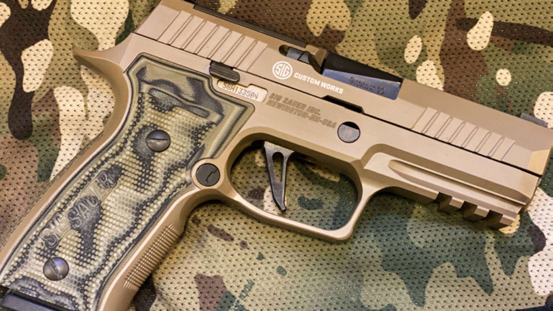 SIG Sauer P320 AXG Scorpion 9 mm pistol