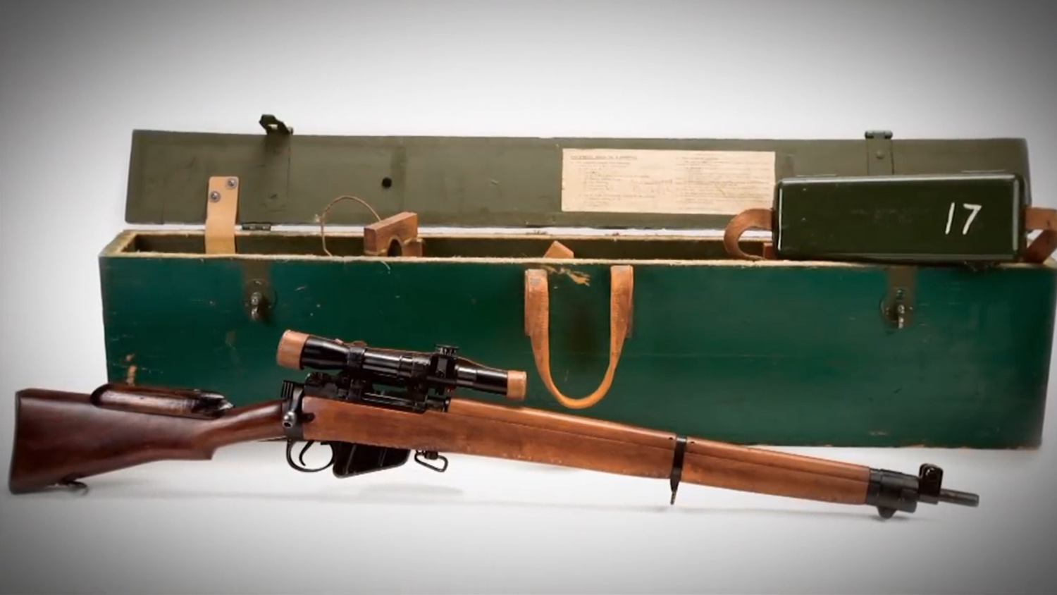 Lee-Enfield No. 4 (T) Sniper Rifle case