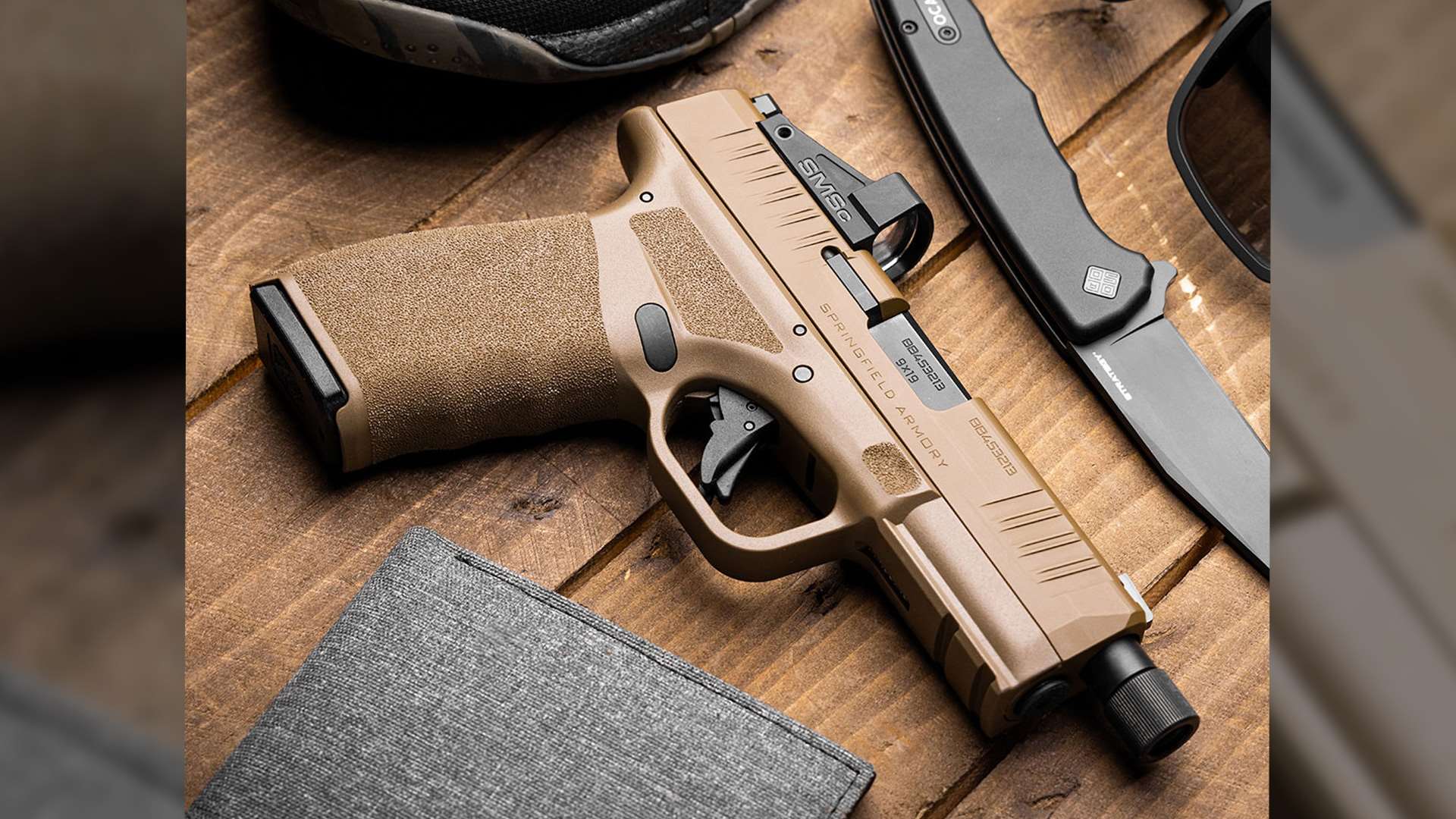 Springfield Desert FDE Hellcat Pro OSP Threaded