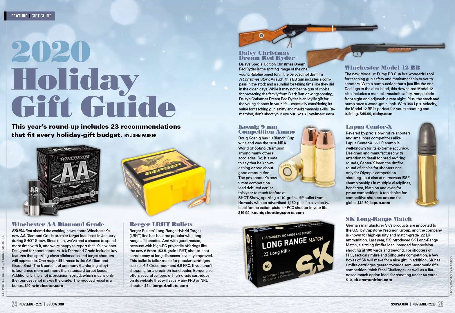 2020 Holiday Gift Guide | Shooting Sports USA