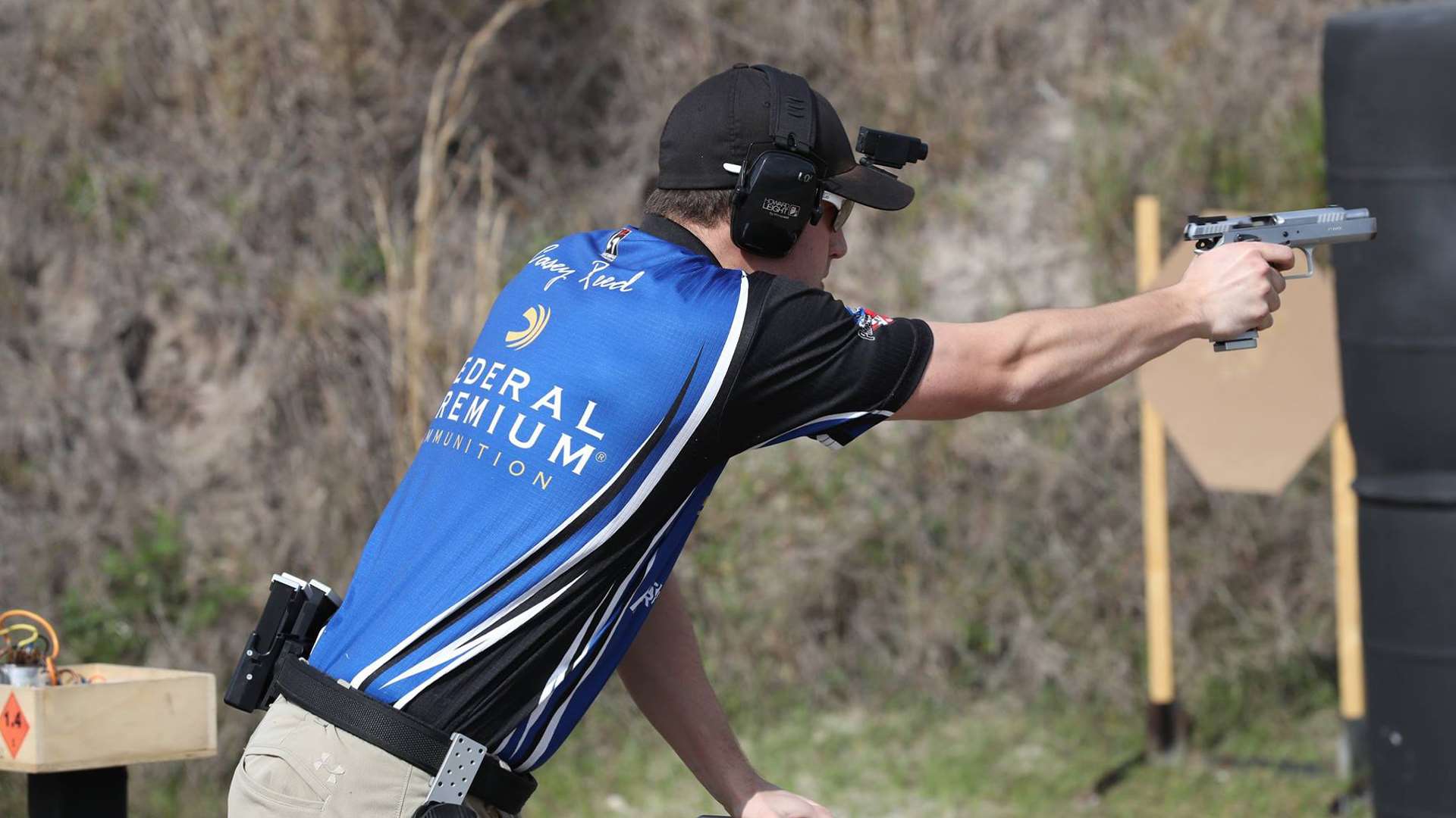 Casey Reed at USPSA match