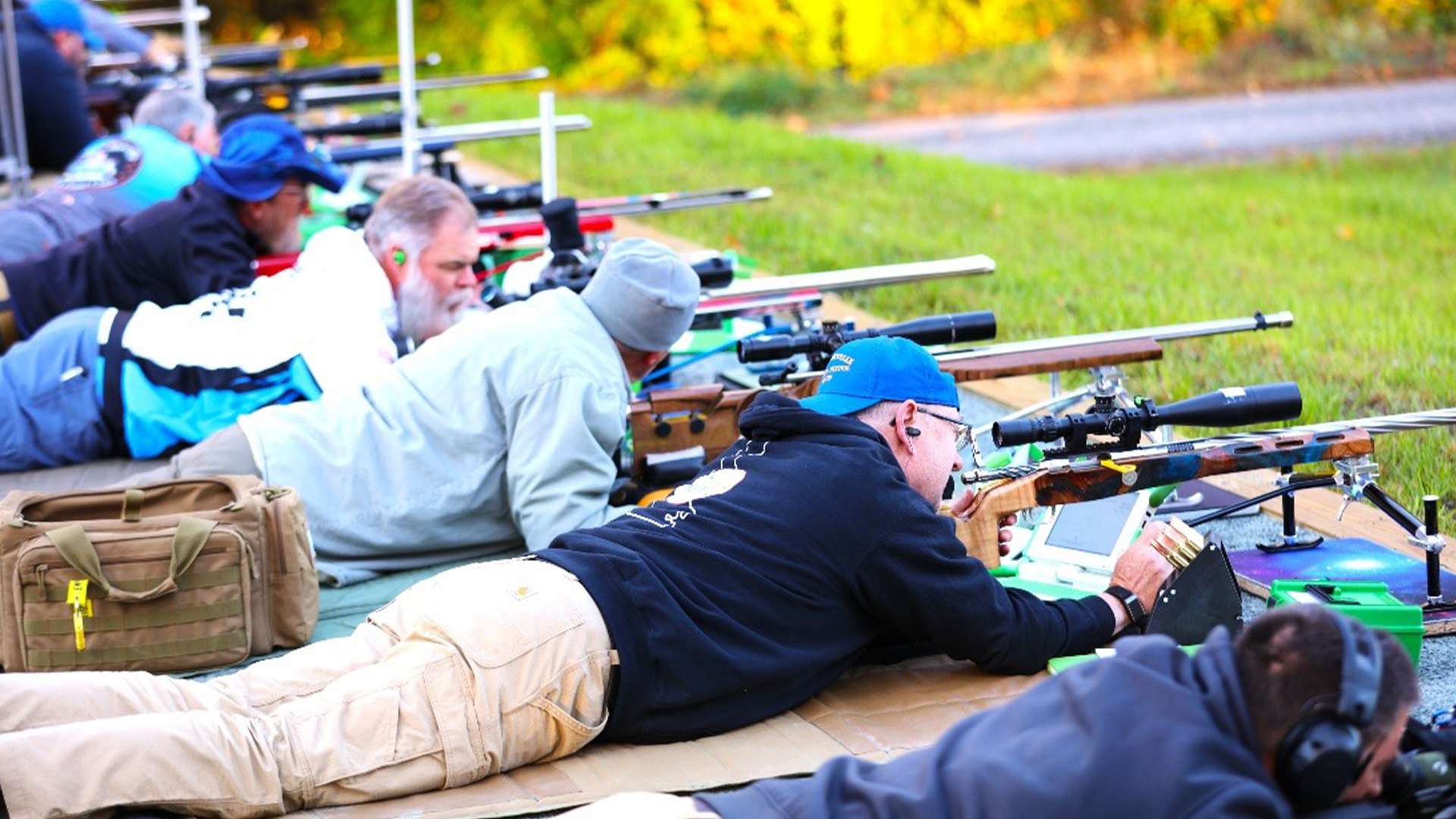 Shooters at 900-yard line