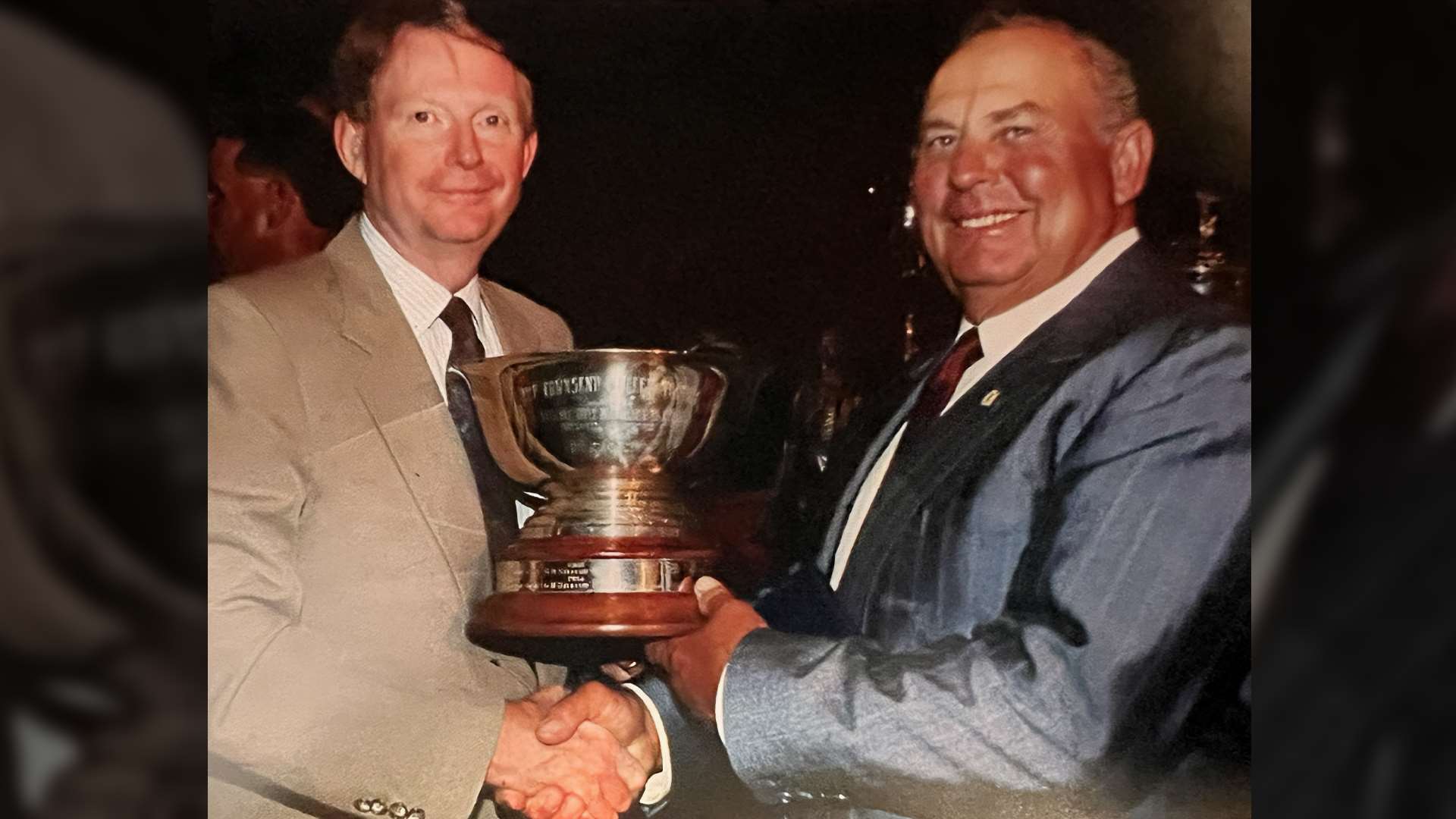 Gary Anderson and George Tubb at 1991 National Matches, Camp Perry, Ohio
