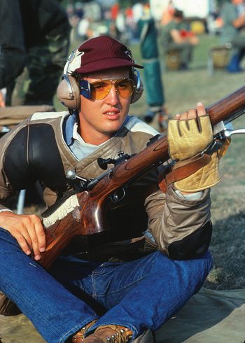 Carl Bernosky at Camp Perry, 1979