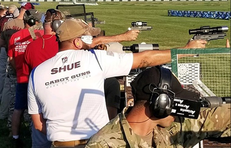 Jonathan Shue, 2018 Camp Perry NRA Pistol Champion. Photo by Chip Lohman