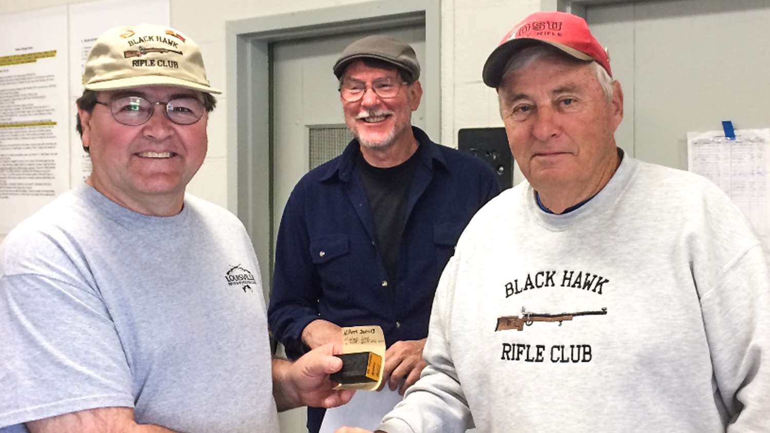 Tennessee Smallbore Prone State Champion Mike Carter (left).