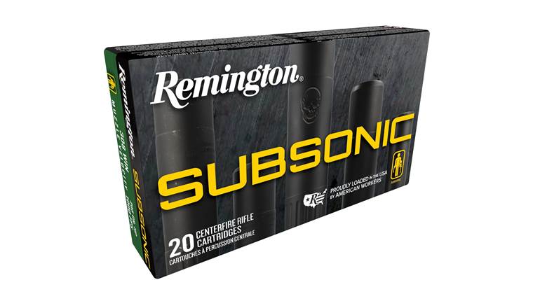 Remington Adds Three Subsonic Rifle Loads for Suppressor Use | An NRA Shooting Sports Journal