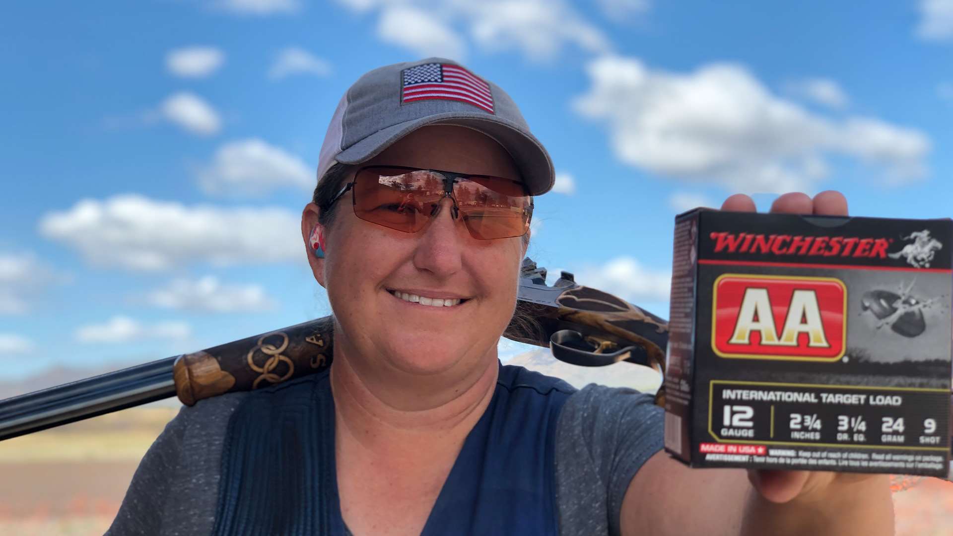 Kim Rhode and Winchester AA shotshells