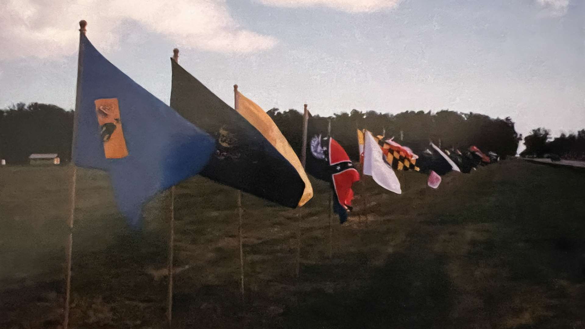Stage flags at 1981 National Matches