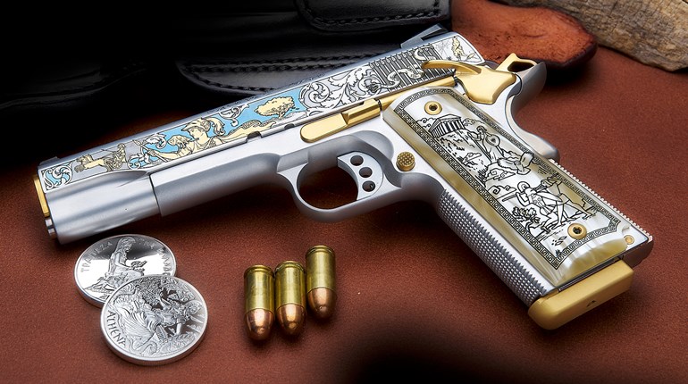 New: SK Customs Gods of Olympus-Athena 1911 .45 ACP | An NRA Shooting Sports Journal