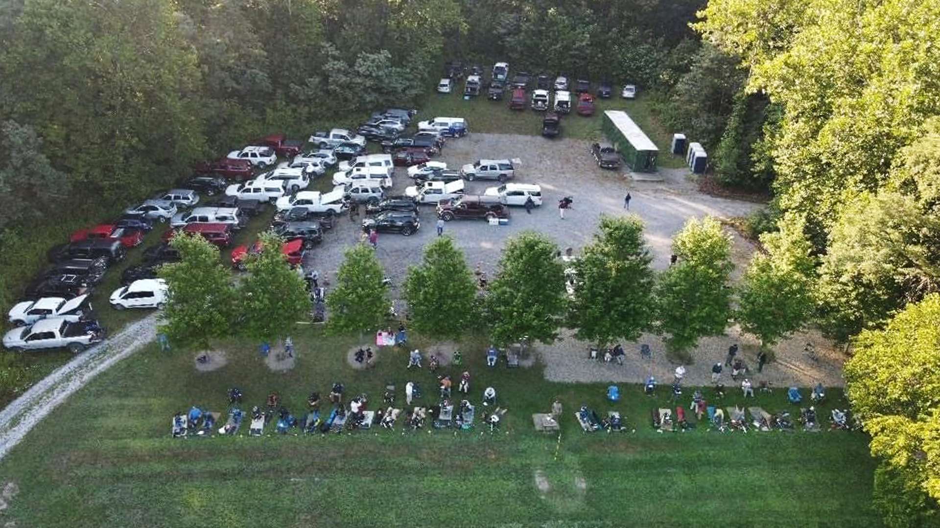 Drone shot of 2020 Buckeye Blossom Nationals