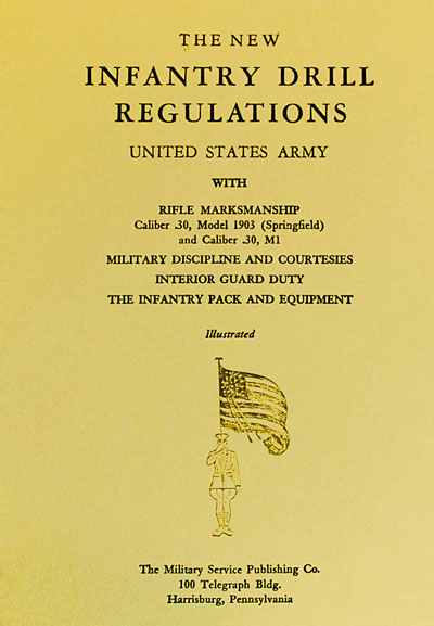 1940 U.S. Army drill regulations manual